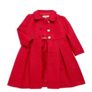 2-Piece Formal Red Dress and Coat Girls Toddler 5